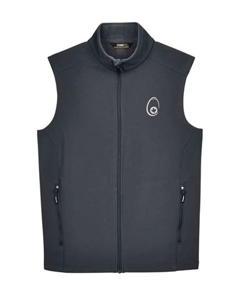 Picture of EFC Two-Layer Fleece Bonded Soft Shell Vest ( White Logo) 
